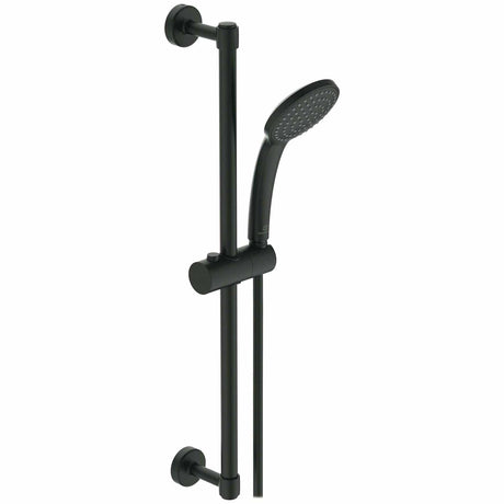 Ideal Standard Shower Riser Rail Ideal Standard IdealRain Adjustable Riser with Handset in Silk Black