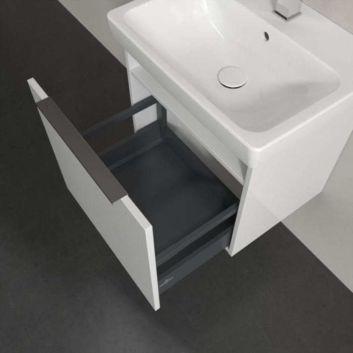 Villeroy & Boch Wall Mounted Vanity Unit Villeroy & Boch Architectura Wall Hung Vanity Unit 500mm One Drawer with Basin