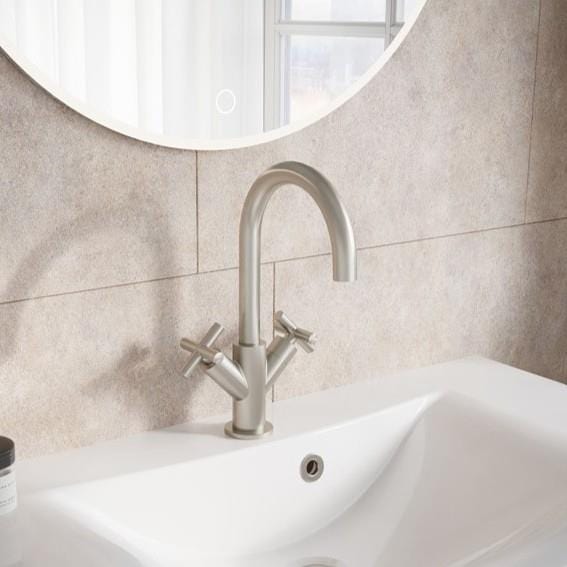 Crosswater Mono Basin Tap Crosswater MPRO Crosshead Monobloc Basin Mixer Tap