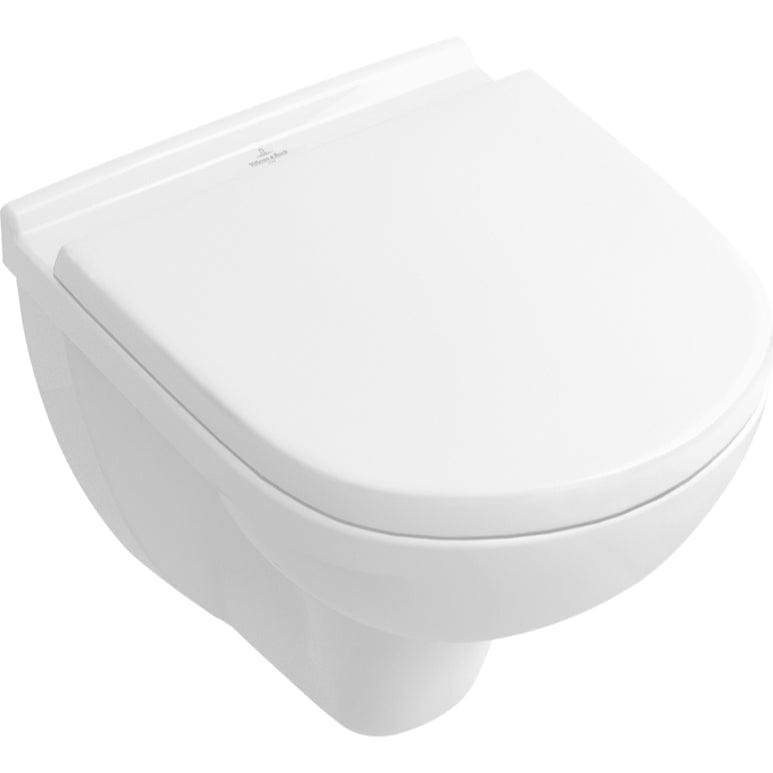 Villeroy & Boch Wall Hung Toilet Villeroy & Boch O.novo Compact Wall Hung Toilet with Soft Close Seat