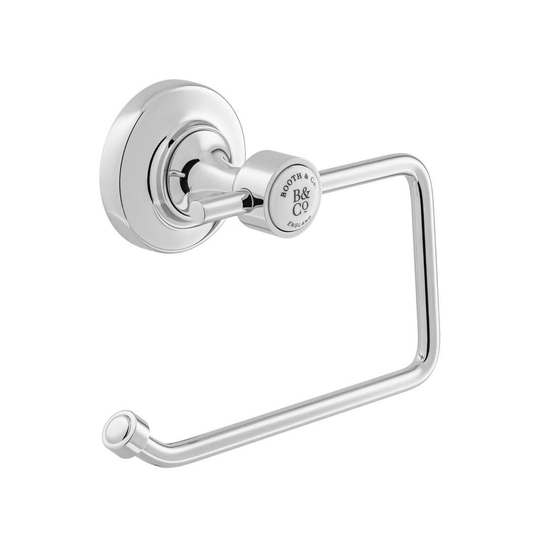 Vado Toilet Roll Holder Chrome Booth & Co. Axbridge Toilet Roll Holder