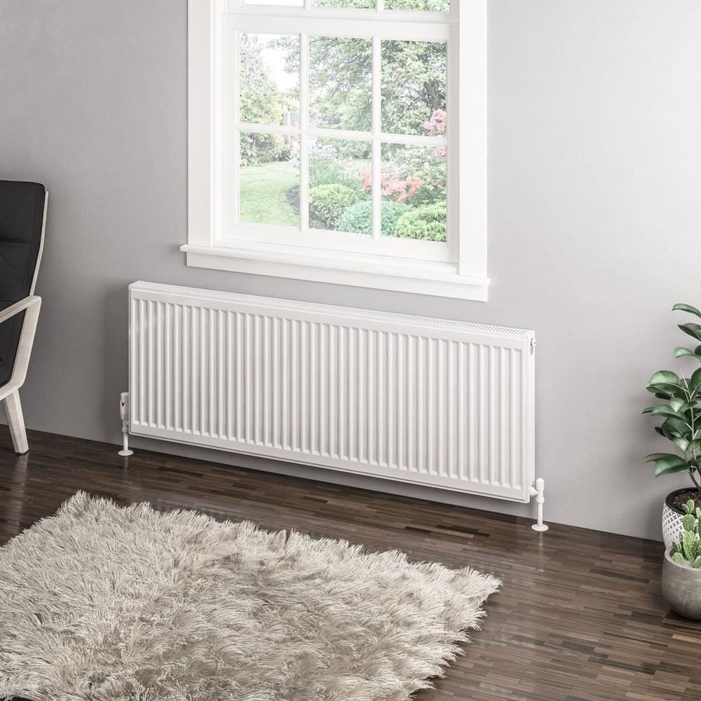 Aquarius Type 11 500 x 1400mm Aquarius Type 11 Compact Panel Radiator In Gloss White
