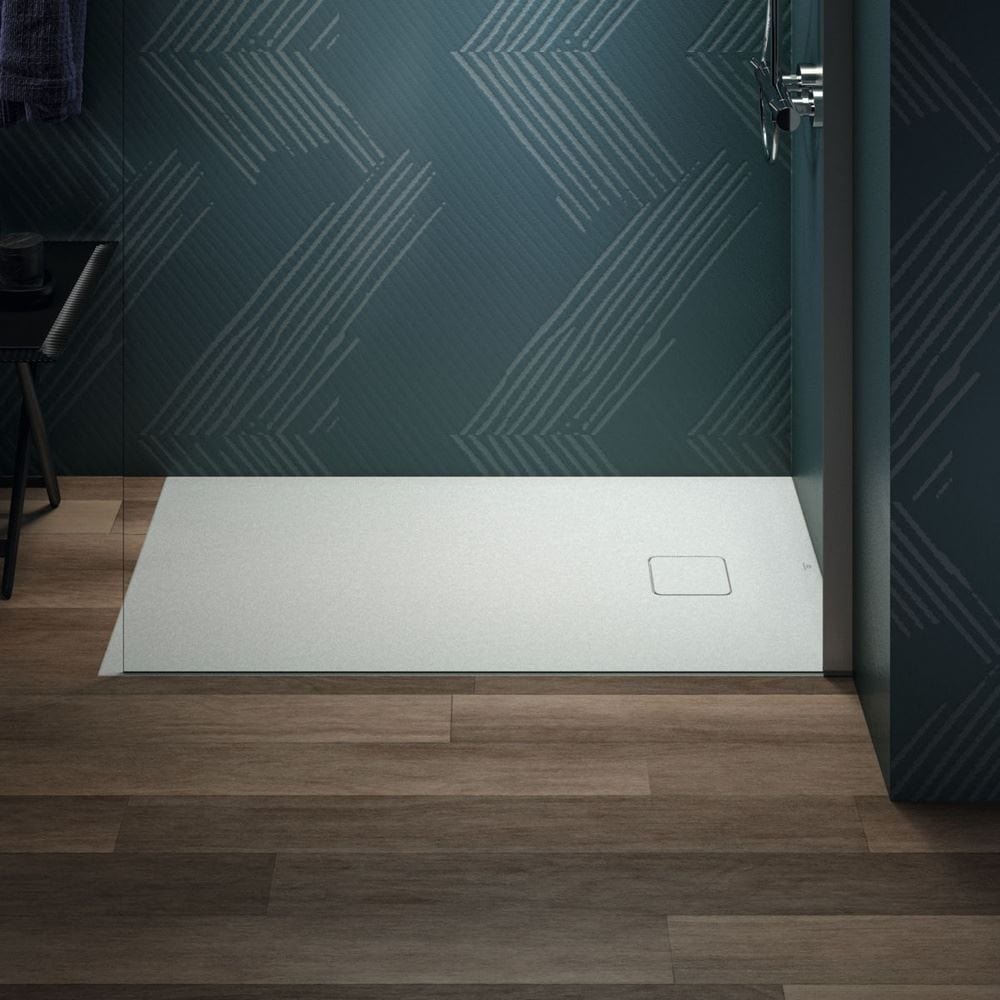 Ideal Standard Rectangle Shower Tray Ideal Standard Ultra Flat EVO 35mm Shower Tray in Silk White with Waste