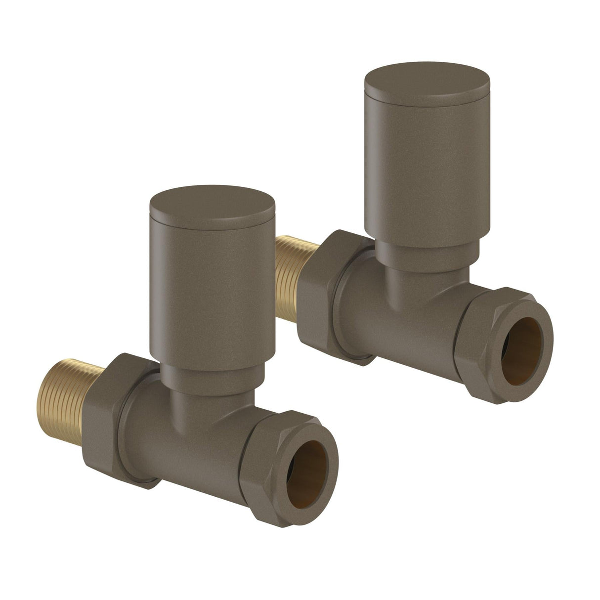 Tissino Radiator Valve Arabica Tissino Straight Manual Radiator Valves (Pair)