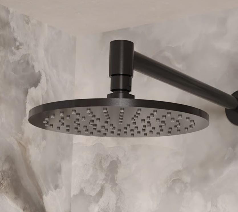 Crosswater Fixed Shower Head 200mm / Stainless Slate Crosswater 3ONE6 Shower Head