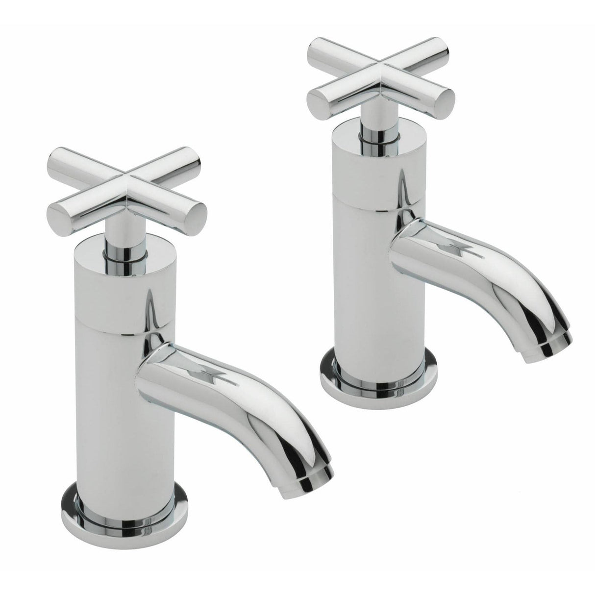 Sagittarius Pillar Bath Tap Sagittarius Avant Bath Taps (Pair) in Chrome