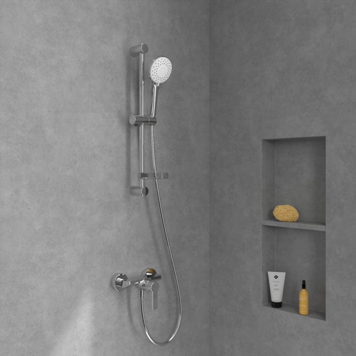 Villeroy & Boch Bath Shower Mixer Villeroy & Boch Architectura Wall Mounted Single Lever Shower Mixer Tap in Chrome