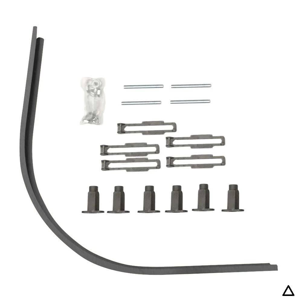 Aquarius Riser Kit Offset Quadrant Aquarius Urbano Riser Leg Kit for 45mm Grey Slate Stone Resin Trays