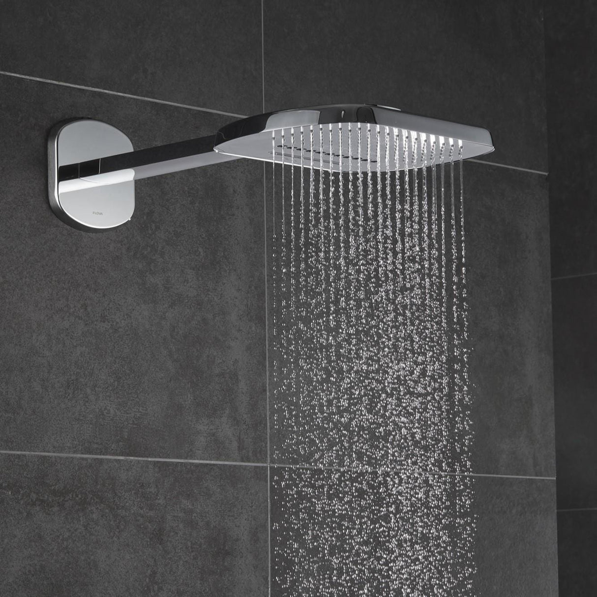 Flova Fixed Shower Head Flova Fusion Design 2 Function Rainshower Shower Head