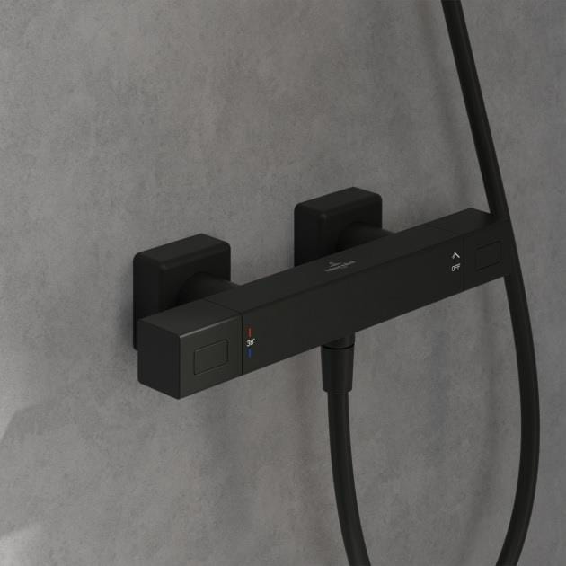 UK Bathroom Store Exposed Shower Set Villeroy & Boch Thermostatic Exposed Shower Mixer Set