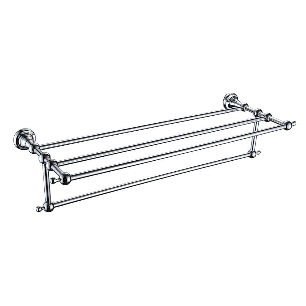 Heritage Shelf Heritage Holborn Double Towel Shelf in Chrome