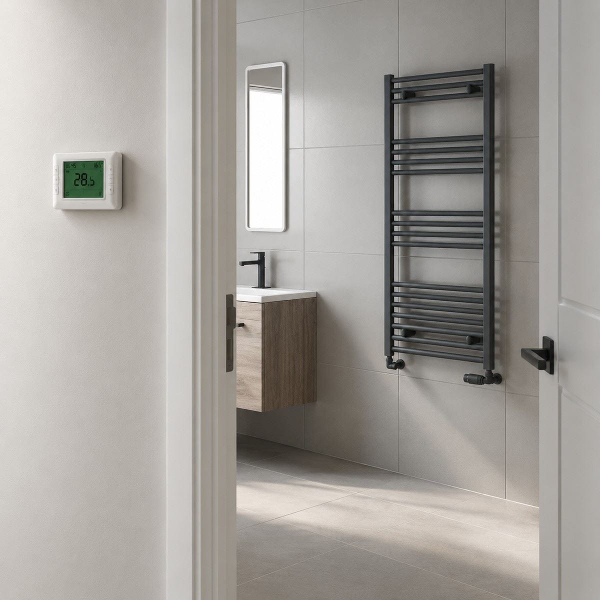 Reina Heating Element Reina Wireless Programmable Thermostat for Dual Fuel and Electric Radiators