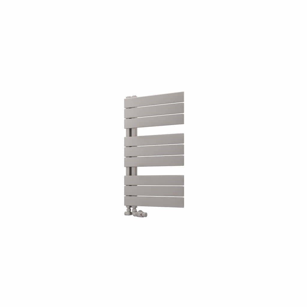 Eastbrook Designer Towel Radiator 800 x 500 / Electric Only Eastbrook Helmsley Straight Vertical Designer Towel Rail in Matt Grey