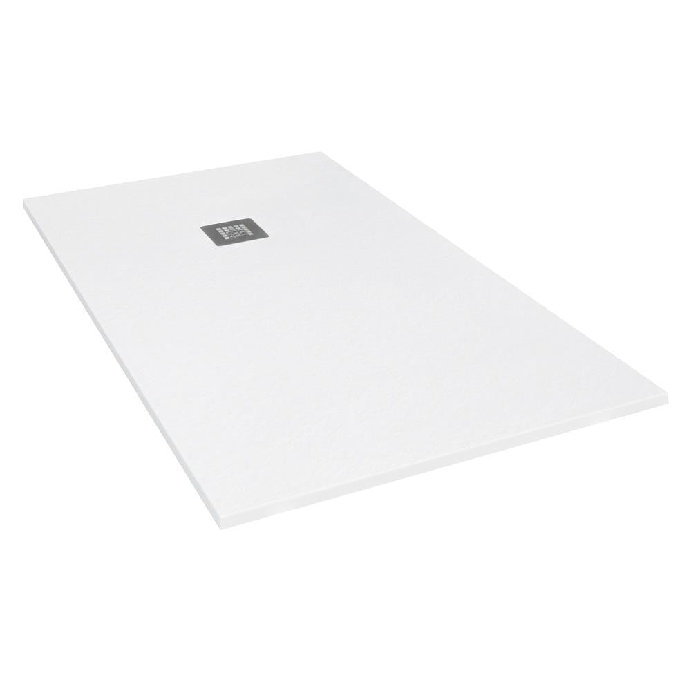 Tissino Rectangle Shower Tray Tissino Giorgio2 Rectangle Shower Tray in White Slate