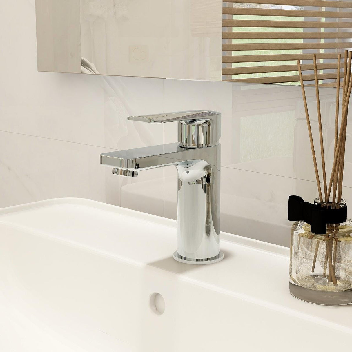 Imex Mono Basin Tap Chrome Imex Suburb Basin Mixer Tap with Clicker Waste