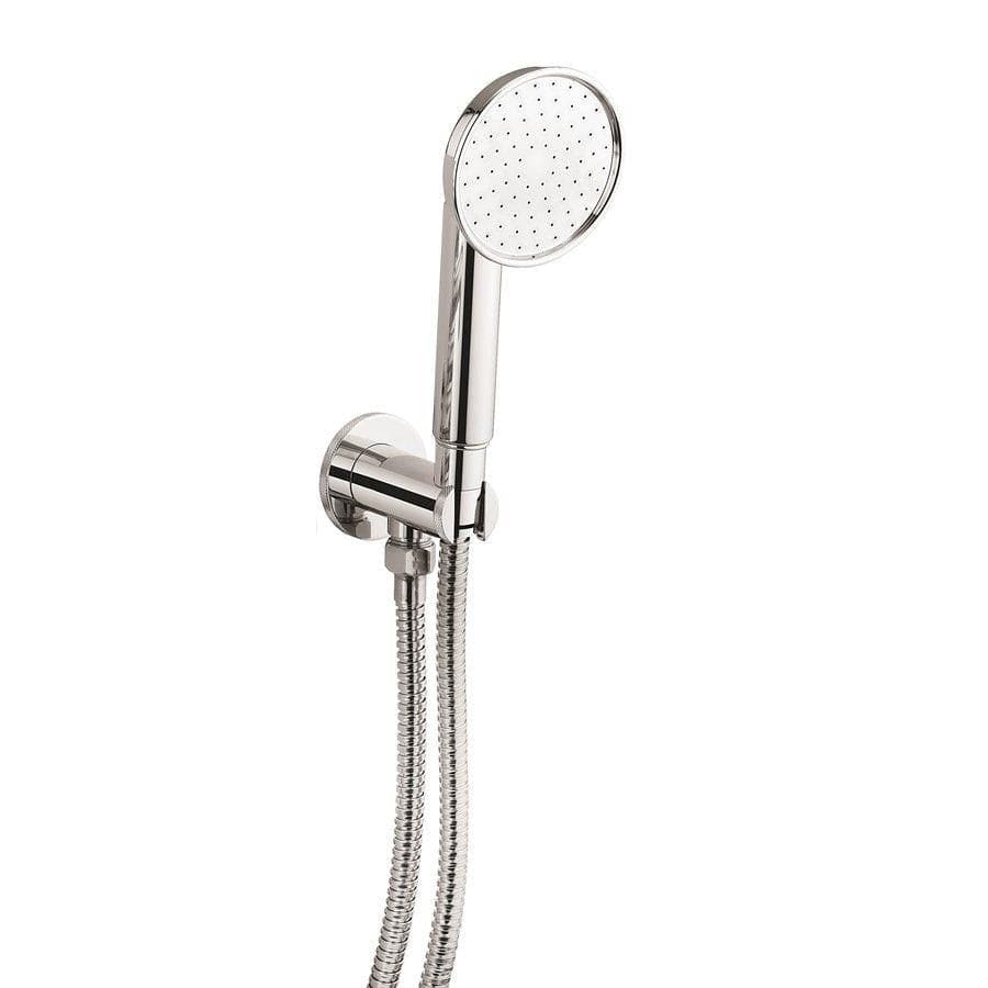 Crosswater Shower Handset Chrome Crosswater MPRO Industrial Wall Outlet, Shower Handset and Hose