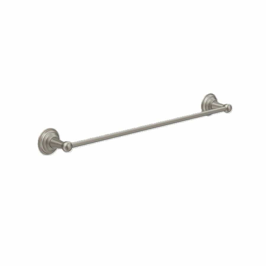 Crosswater Towel Rails and Rings Brushed Nickel Crosswater Belgravia 600mm SingleTowel Rail