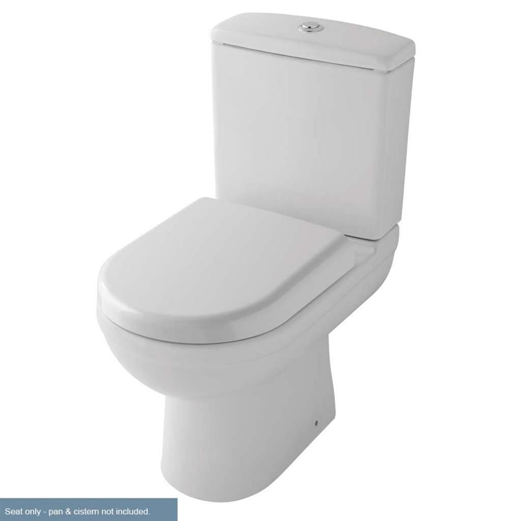 Eastbrook Toilet Seat Eastbrook Dura Deluxe Soft Close Toilet Seat in White
