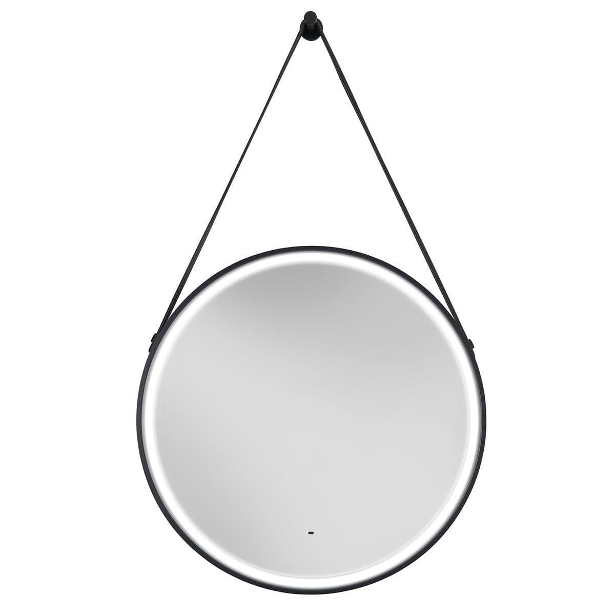 Heritage Illuminated Mirror Heritage Amberley illuminated Circular Mirror with Demister and Hanging Strap