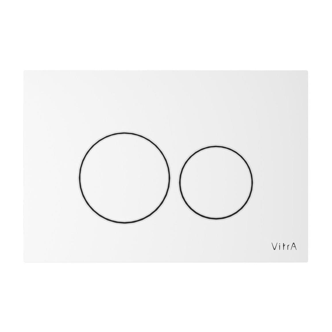 Vitra Flush Plate Gloss White VitrA Origin ABS Mechanical Flush Plate