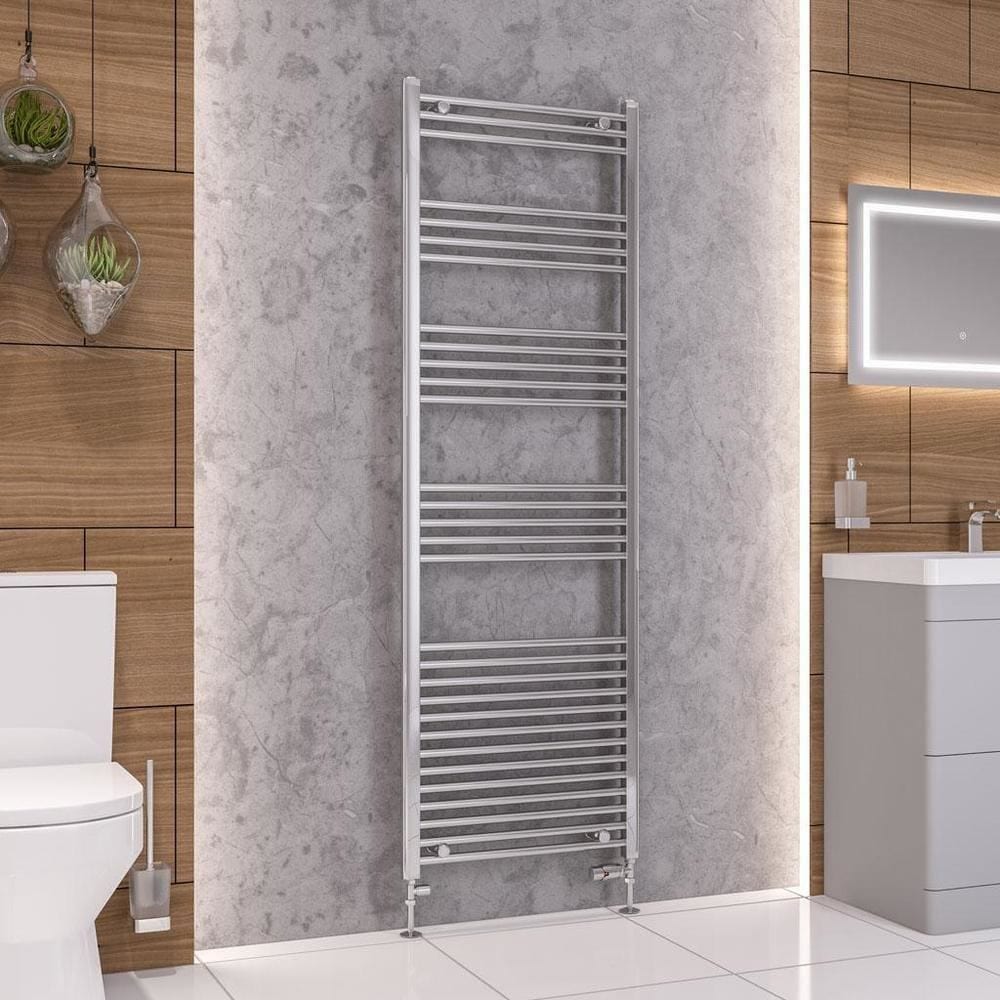 Eastbrook Ladder Rail 1800 x 600mm / Central Heating Eastbrook Wendover Straight Heated Towel Rail in Chrome