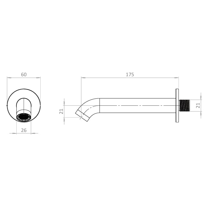 Britton Bath Spout Britton Hoxton 2.0 Bath Spout