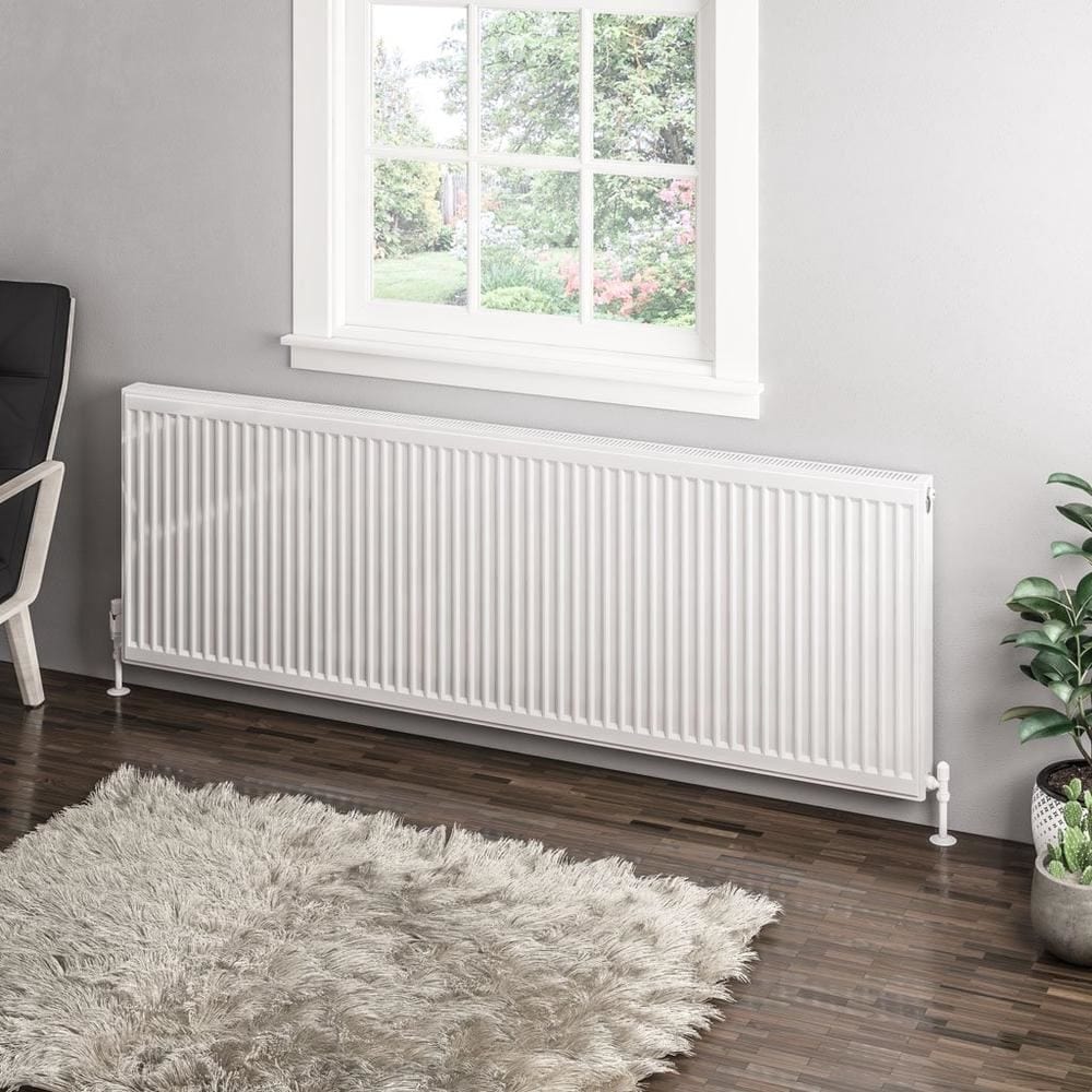 Aquarius Type 11 Compact Panel Radiator In Gloss White
