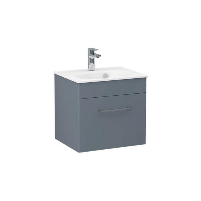 Imex Wall Mounted Vanity Unit Imex Croma Wall Mounted Single Drawer 500mm Vanity Unit with 1 Tap Hole Basin