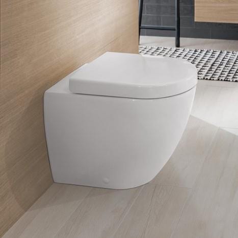 Villeroy & Boch Toilet Seat Villeroy & Boch Subway 2.0 Wrapover Quick Release Toilet Seat in White Alpin