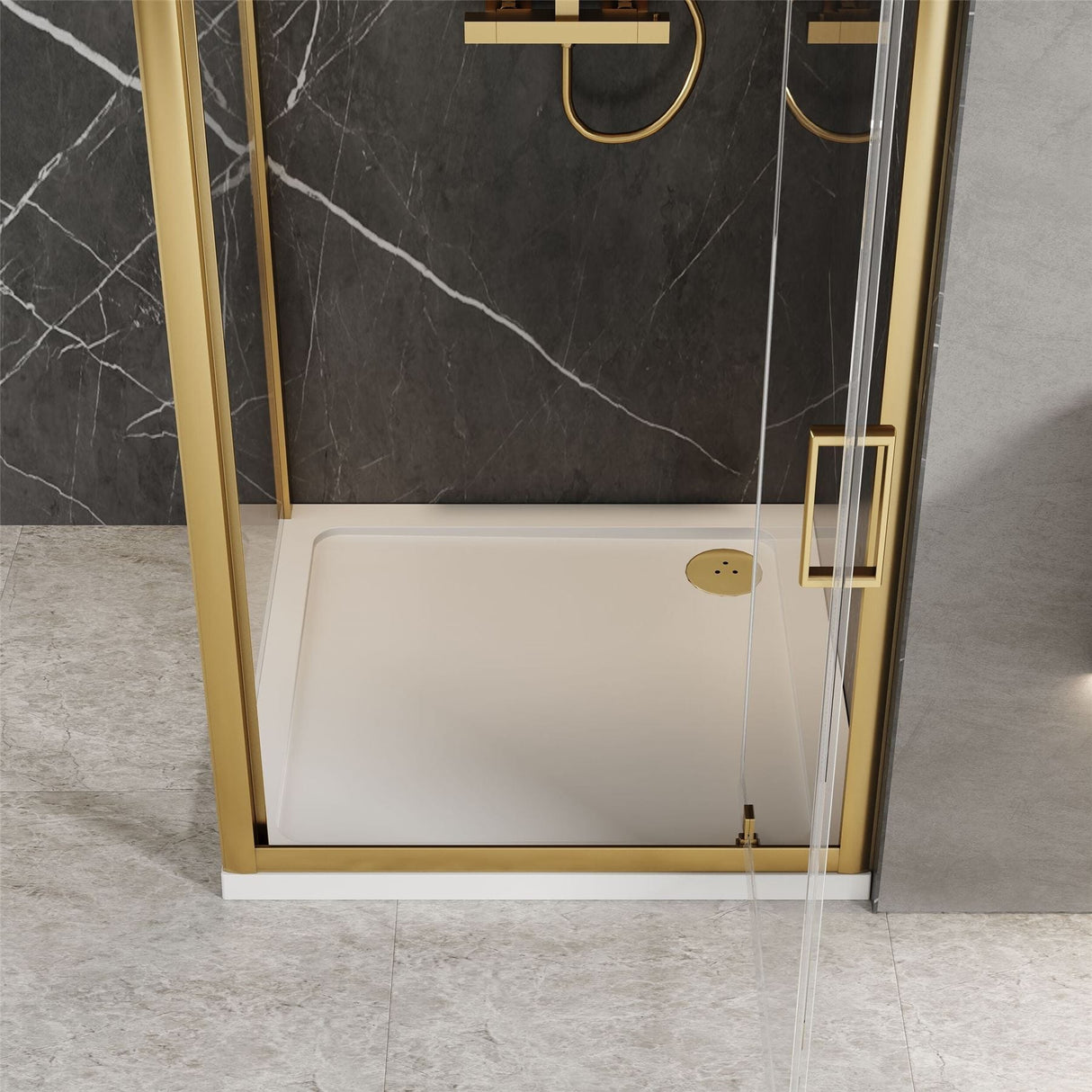 Aquarius Bathrooms Pivot Shower Door Aquarius Urbano 6mm Pivot Shower Door