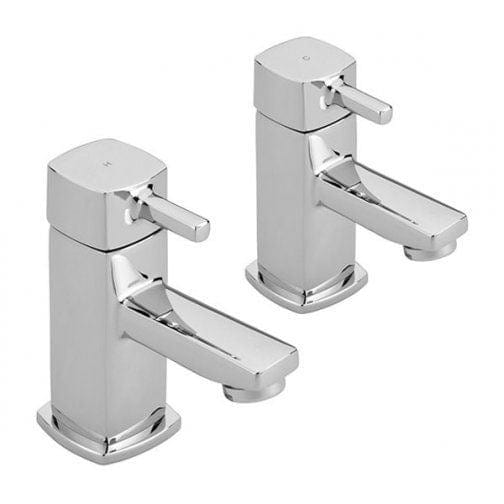 Sagittarius Pillar Basin Tap Sagittarius Axis Basin Taps (Pair) - Chrome - AX101C