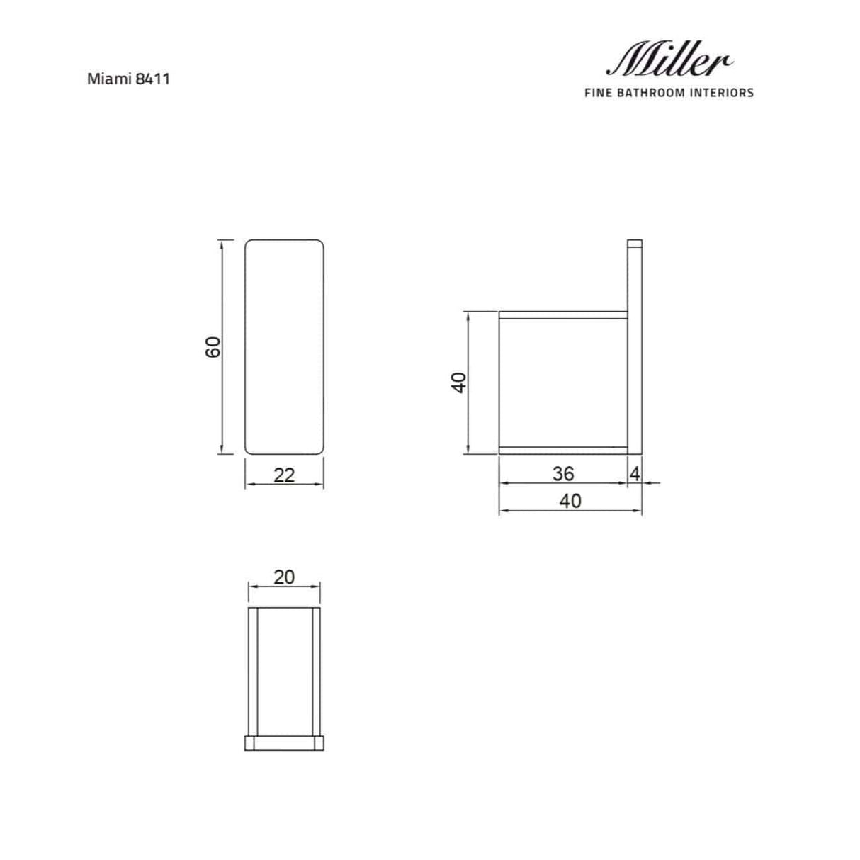 Miller Robe Hook Miller Miami Single Hook