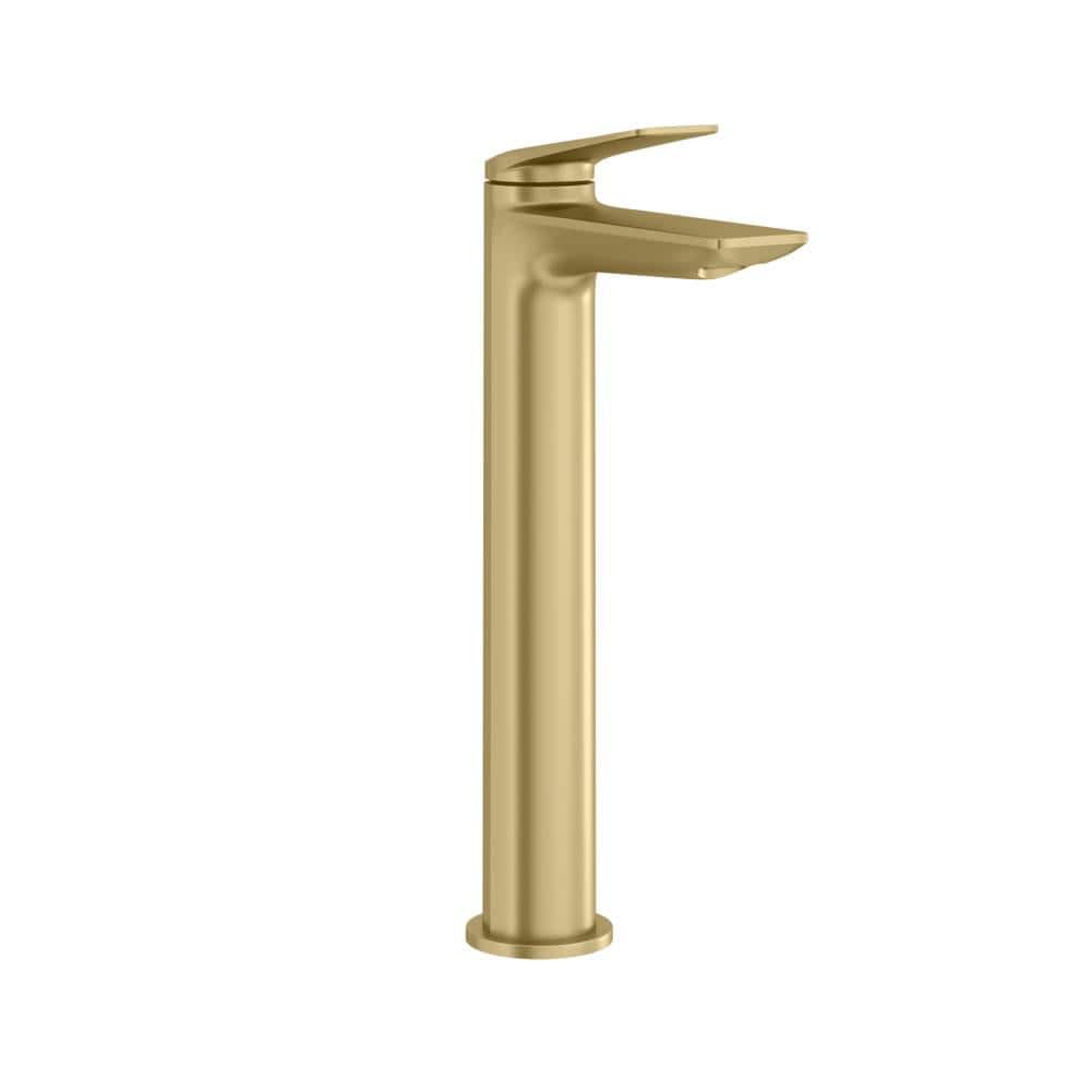 Britton Tall Basin Tap Brushed Brass Britton Greenwich Tall Mono Basin Mixer Tap