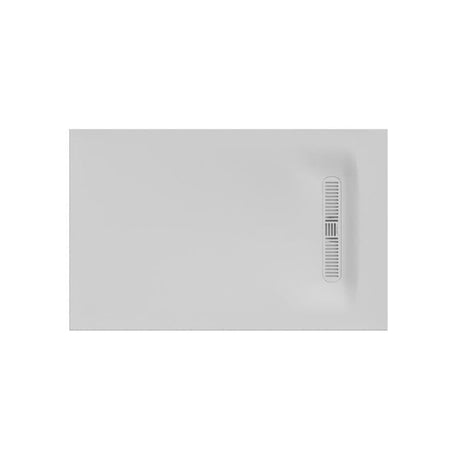 Crosswater Rectangle Shower Tray Matt White / 800 x 1600mm Crosswater Vito Rectangle 25mm Stone Resin Shower Tray