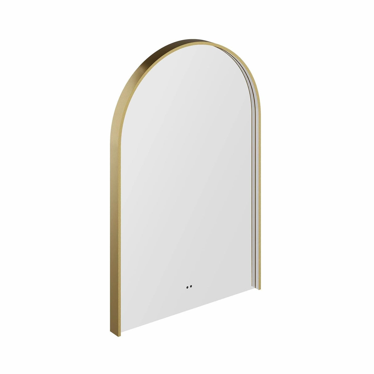 HiB Illuminated Mirror 600mm / Brushed Brass HiB Nova LED Illuminated Mirror