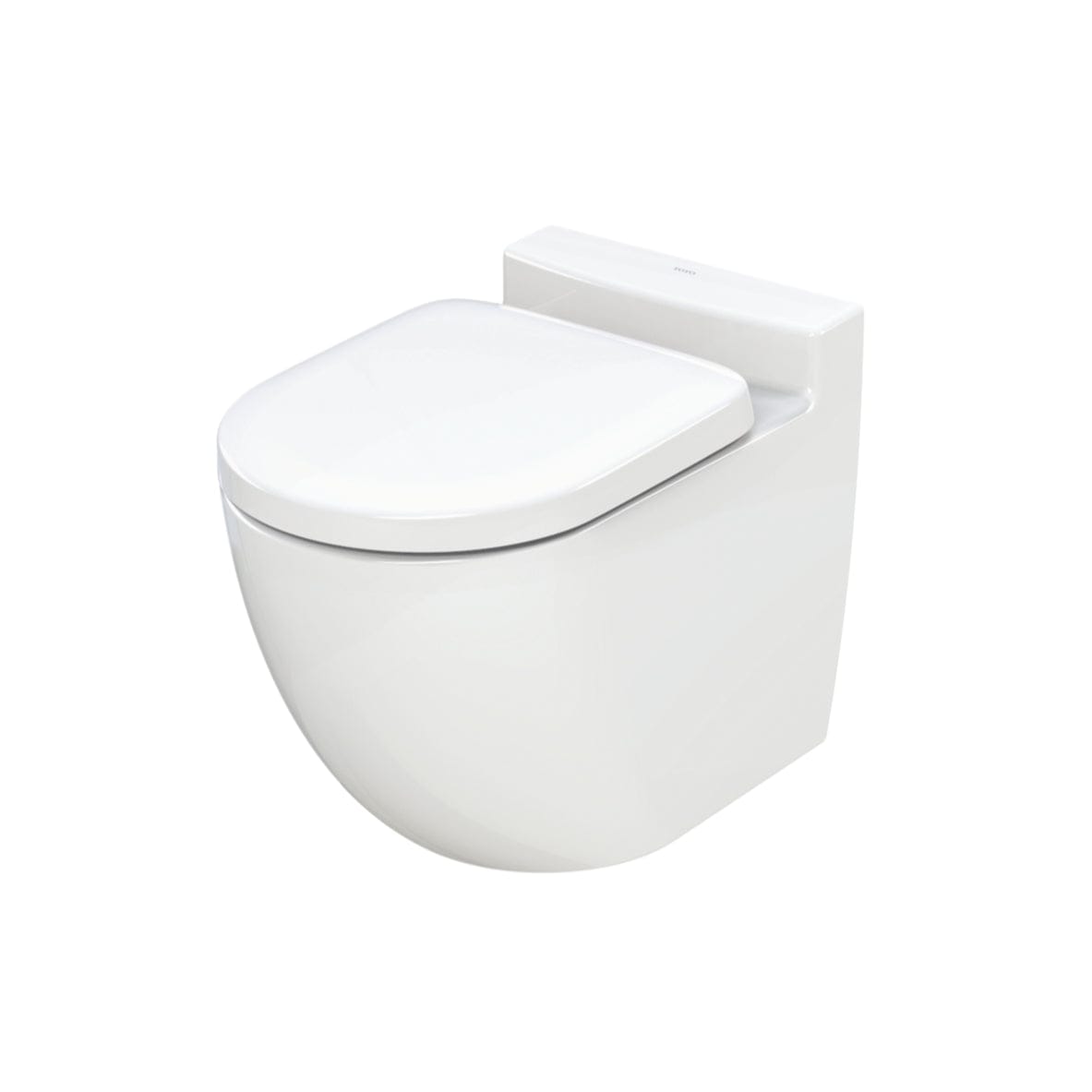 TOTO NC Back to Wall Rimless Toilet with Tornado Flush with Soft Close Seat