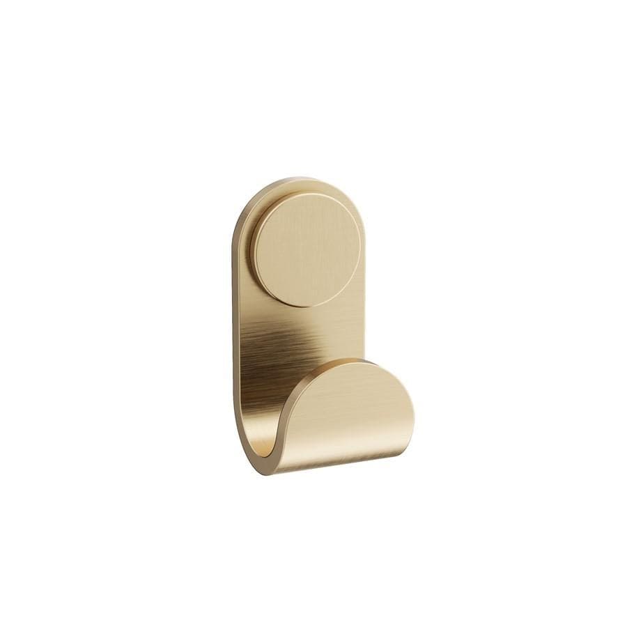 Crosswater Robe Hook Brushed Brass Crosswater Velo Robe Hook