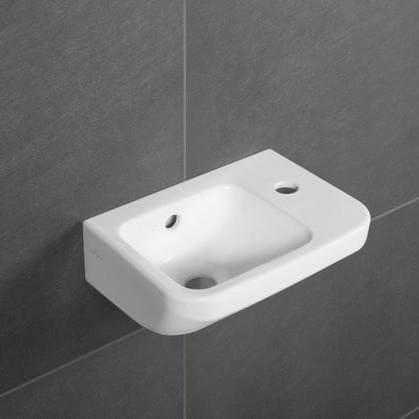 Villeroy & Boch Wall Hung Basin Villeroy & Boch Architectura Wall Hung Basin with Overflow - 360 x 260mm - Right Hand Tap Hole - White Alpin