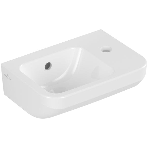 Villeroy & Boch Wall Hung Basin Villeroy & Boch Architectura Wall Hung Basin with Overflow - 360 x 260mm - Right Hand Tap Hole - White Alpin