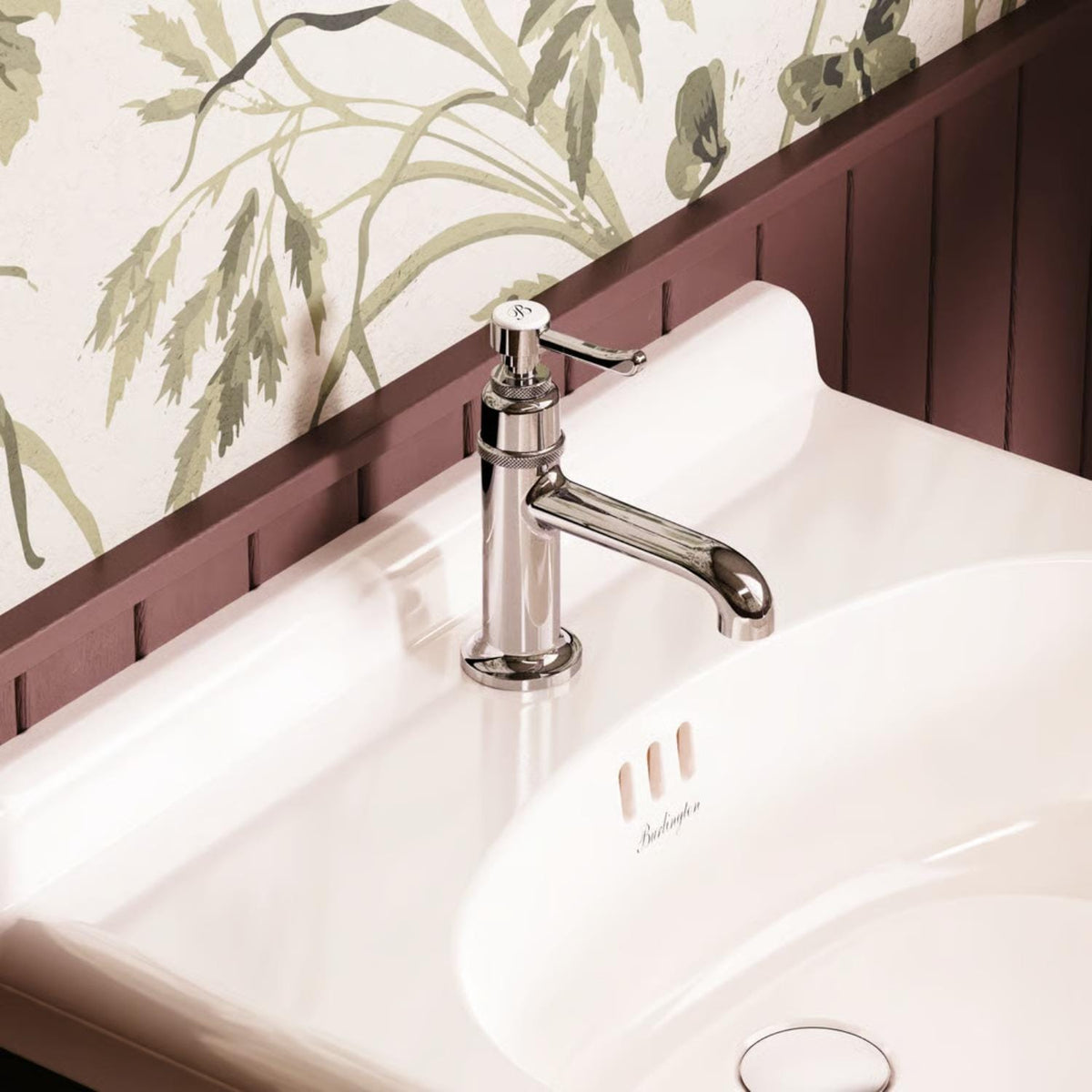 Burlington Mono Basin Tap Chrome Burlington Guild Lever Mono Basin Mixer Tap