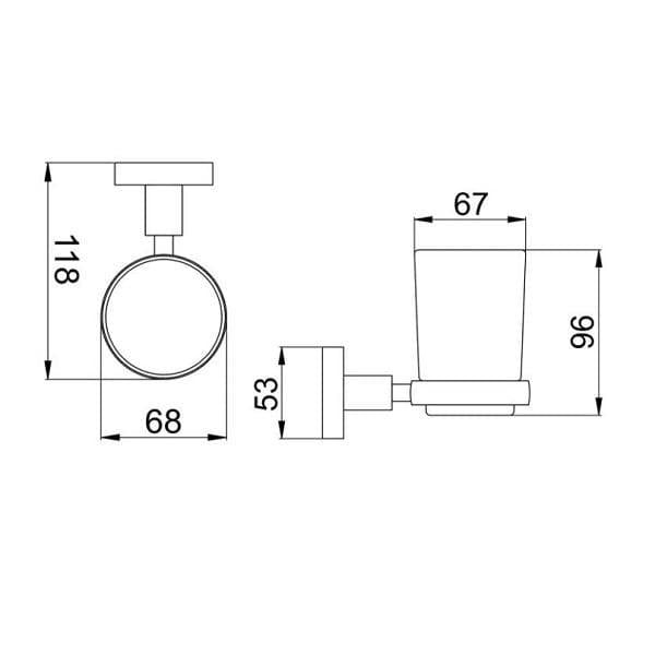 JTP Toothbrush Holder JTP VOS Tumbler Holder