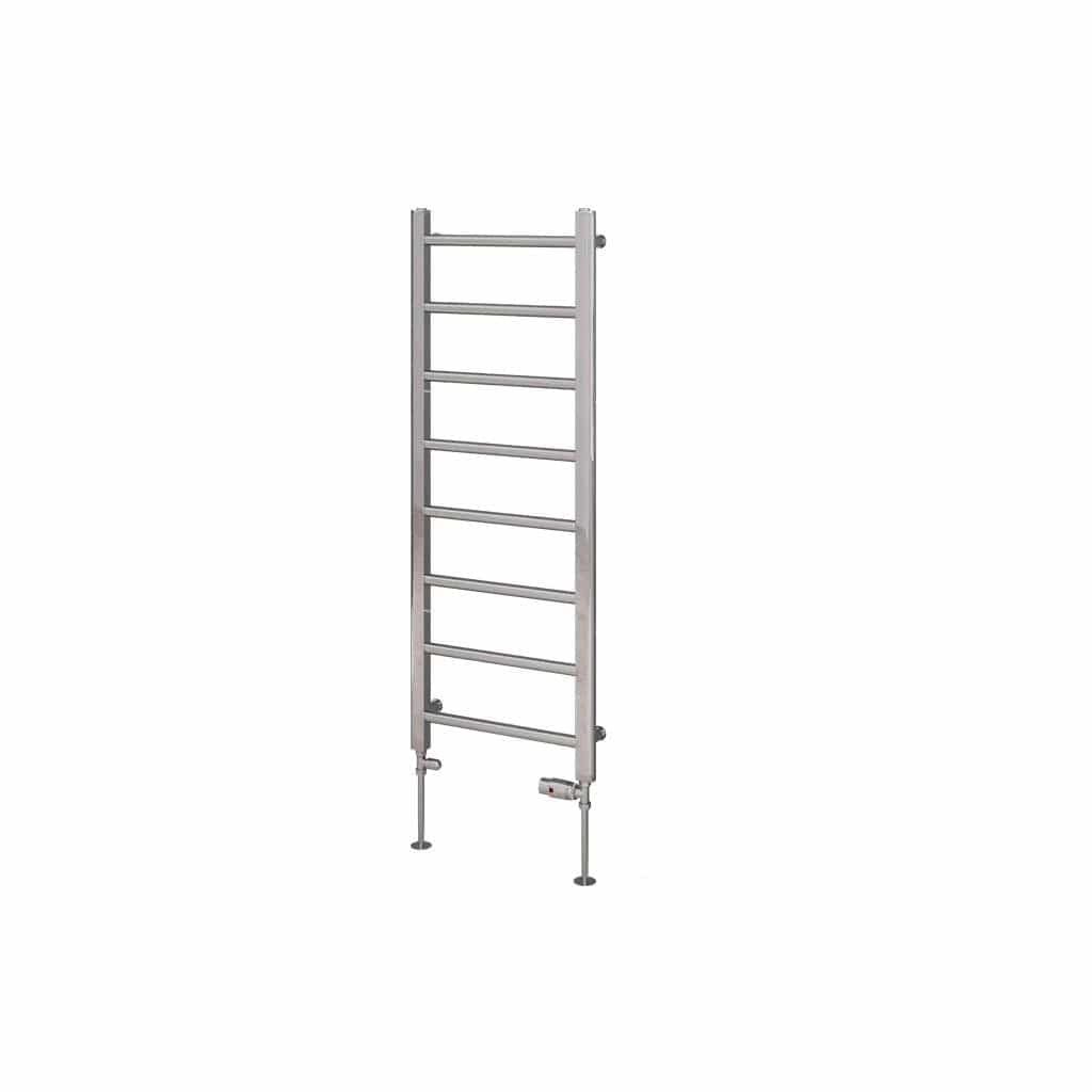 Eastbrook Ladder Rail 1200 x 450 / Dual Fuel Eastbrook Tuscan Round Heated Towel Rail in Chrome