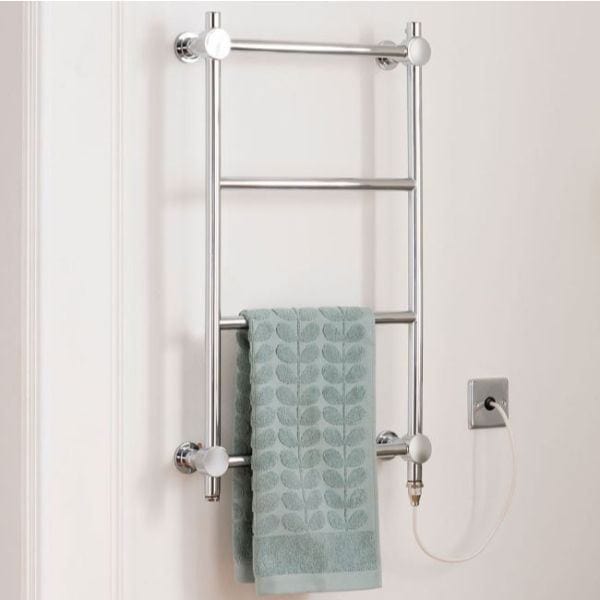 Vogue Designer Towel Radiator 1600 x 650 / Electric Only Vogue Venture Straight Designer Towel Radiator in Chrome