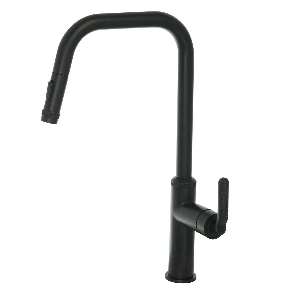 JTP Kitchen Tap Matt Black JTP Decor Single Lever Pull Out Kitchen Mixer Tap
