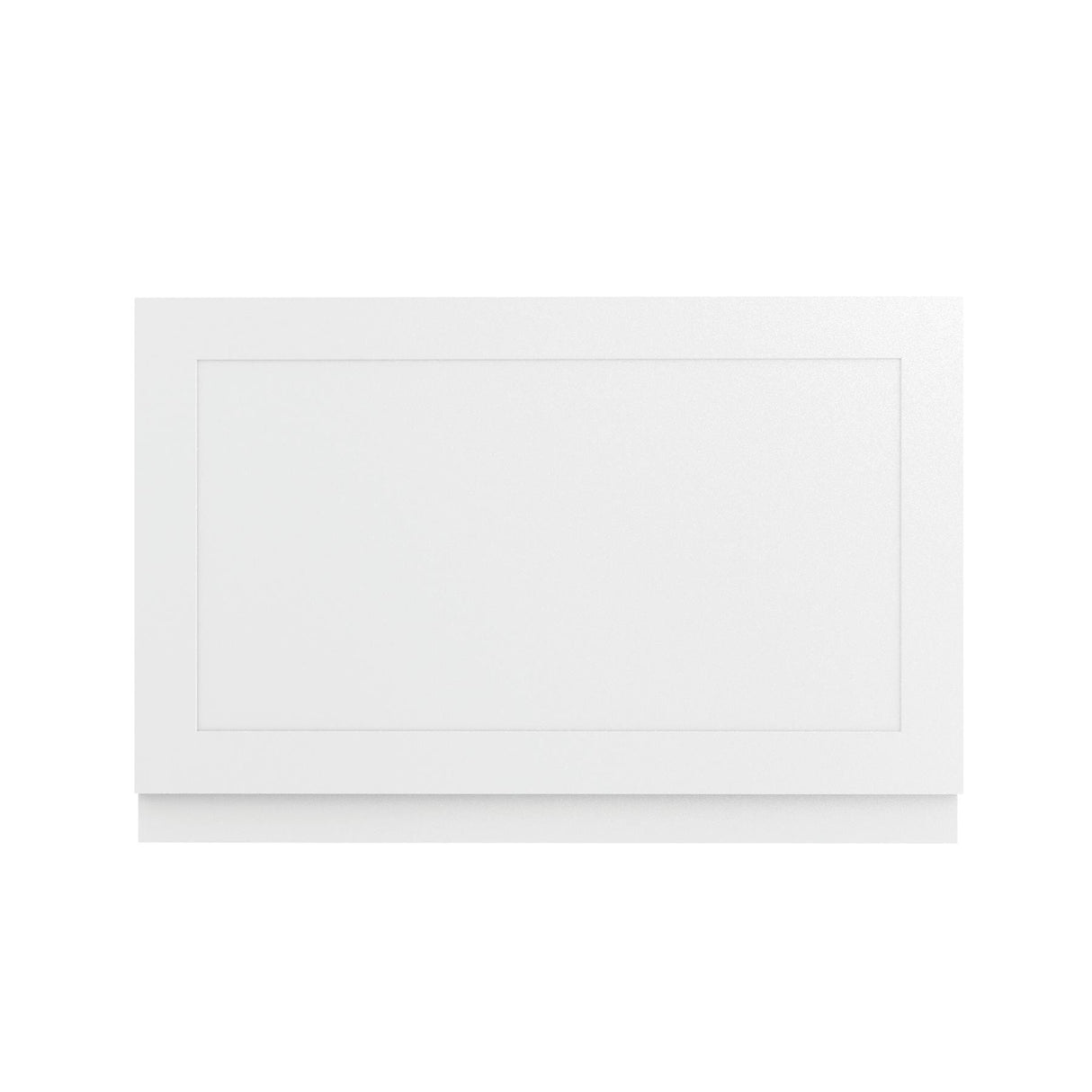 Aquarius Bathrooms Bath Panel 800mm Aquarius Halite Waterproof Traditional Shaker End Bath Panel in White Gloss