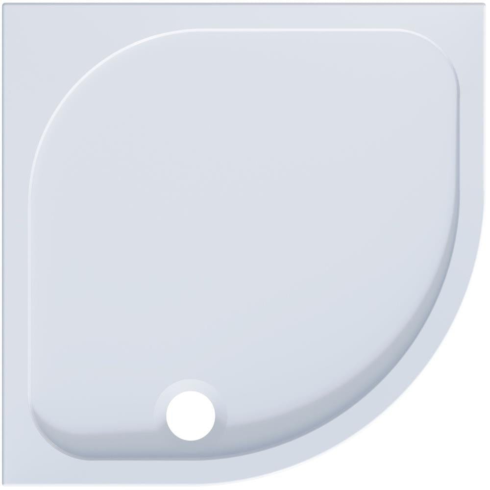 Aquarius Quadrant Shower Tray Aquarius Pluvia 45mm Stone Resin Quadrant Shower Tray