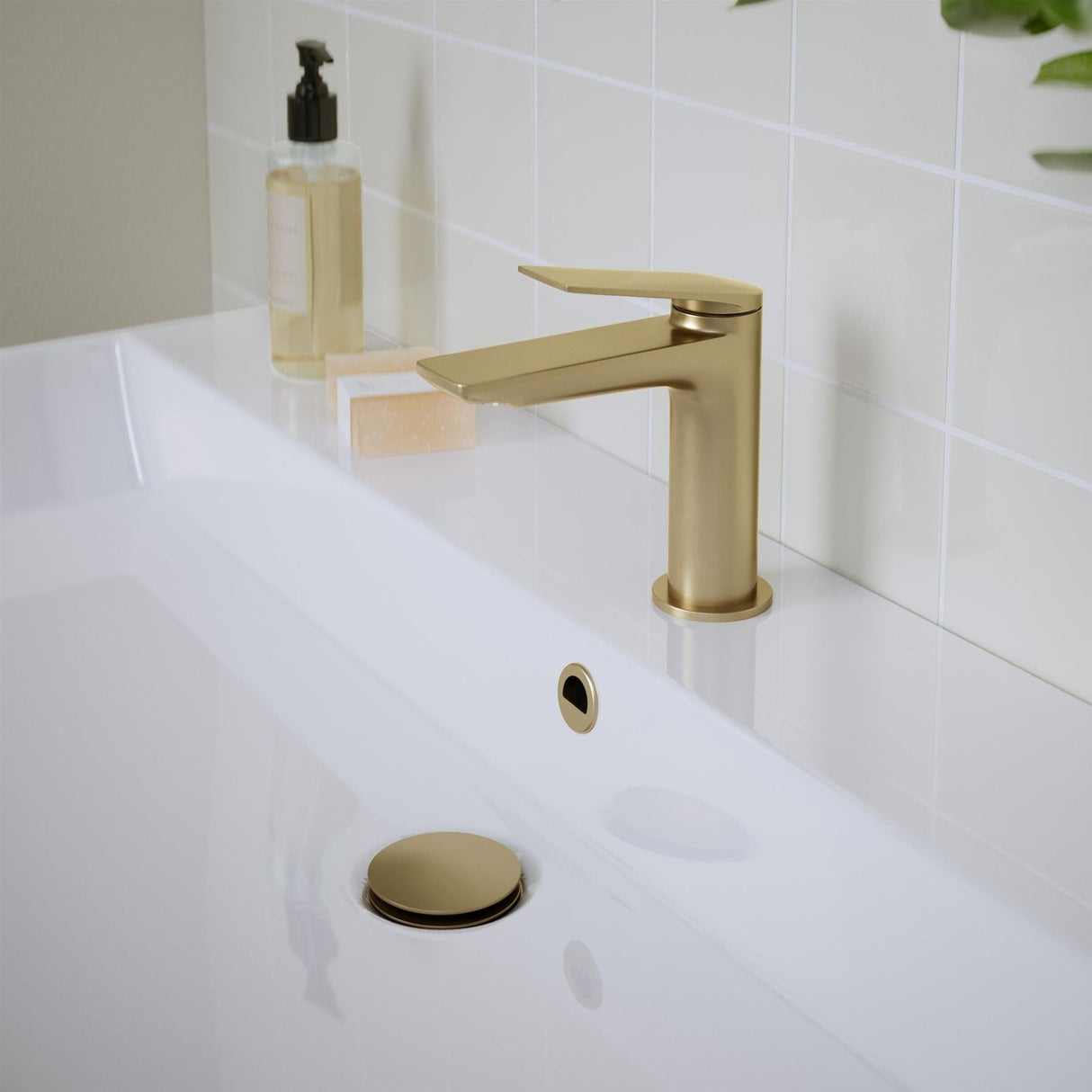 Britton Mono Basin Tap Brushed Brass Britton Greenwich Mono Basin Mixer Tap