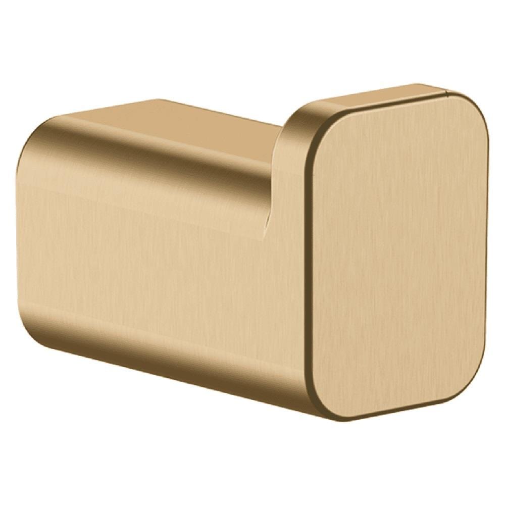 UK Bathroom Store Robe Hook Brushed Bronze Hansgrohe Addstoris Single Towel Robe Hook