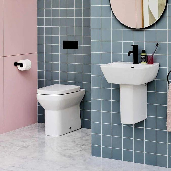 Britton Back to Wall Toilet Britton MyHome Back to Wall Toilet with Soft Close Seat