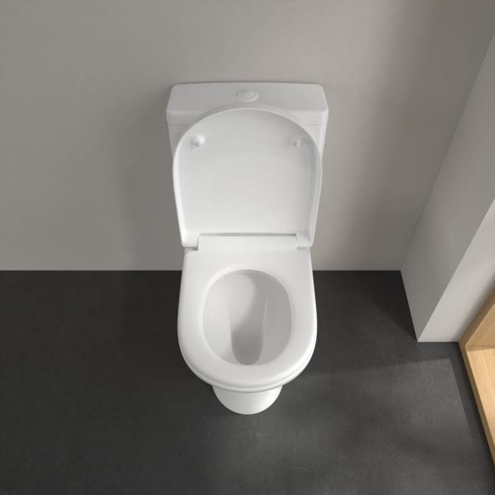 Villeroy & Boch Close Coupled Toilet Villeroy & Boch O.novo Close Coupled Toilet with Soft Close Seat